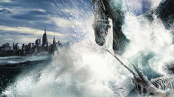 Intense suspense, City in ruins, Devastating snowstorm, Human perseverance HD wallpaper