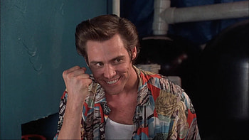 Jim Carrey, Ace Ventura, Hilarious quotes, Memorable moments HD wallpaper