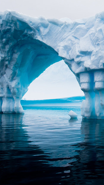 Antarctica, Iceberg, Sea HD phone wallpaper