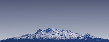 Volcano, mountains range, minimal HD wallpaper