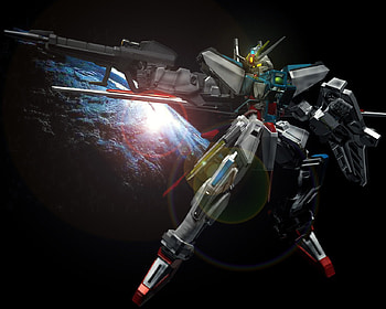 Aile Strike 3D Version, strike, mecha, gundam, space, gundam seed HD wallpaper