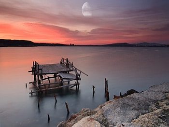 Fairytale Reality, coastal, pretty, landscape, sky, nature, , ocean HD wallpaper