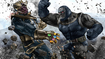 Thanos vs Darkseid, DC Villains HD wallpaper