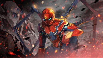 Spiderman Killer Mode, spiderman, superheroes, artwork, digital-art, deviantart HD wallpaper