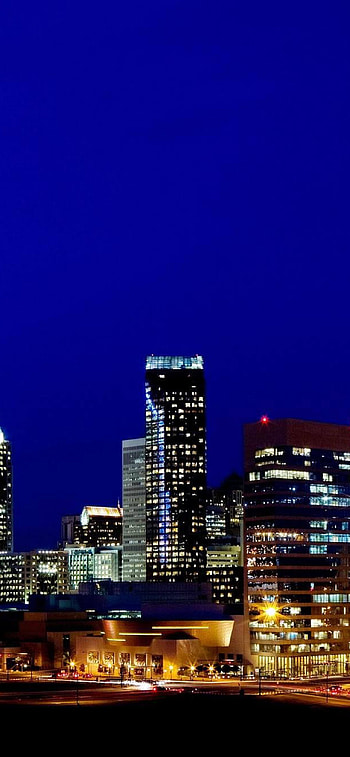 Charlotte skyline, North Carolina, 11 Pro HD phone wallpaper
