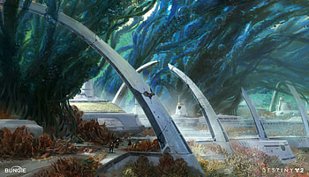 Destiny 2: Lightfall: Neptune Seaweed City, video game, Destiny 2 HD wallpaper