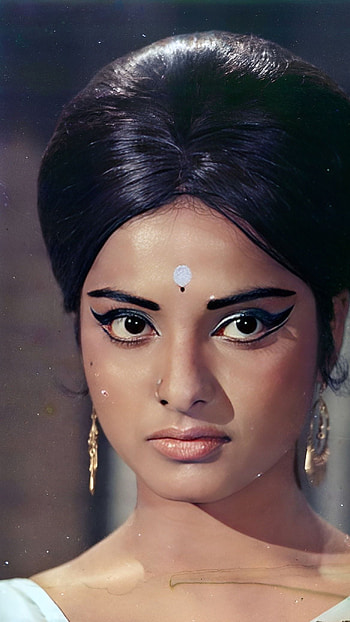 Rekha, nostalgia, bollywood actress, vintage HD phone wallpaper