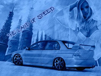 THE LAND OF SPEED, sexy, model, 3d, car HD wallpaper