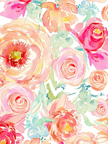 floral watercolor - Google Search HD phone wallpaper