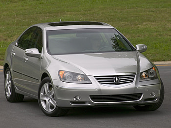 Auto, Grass, Acura, Cars, Front View, Akura, Silver Metallic, Rl HD wallpaper