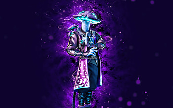 Glow Madcap, , violet neon lights, Fortnite Battle Royale, Fortnite characters, Glow Madcap Skin, Fortnite, Glow Madcap Fortnite HD wallpaper