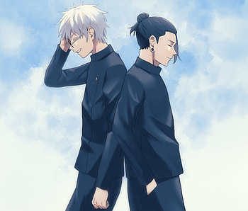 Satoru Gojo & Suguru Geto, Satoru Gojo, Suguru Geto, Anime, Jujutsu Kaisen, Gojo & Geto HD wallpaper