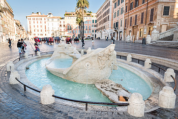 Barcaccia Fountain, Travels, Fontana della Barcaccia, Must-see attractions HD wallpaper