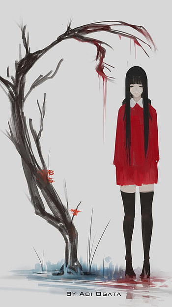 sad, tree, Anime, Original, sad anime HD phone wallpaper