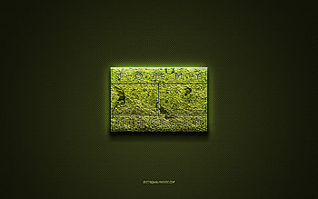 Tommy Hilfiger logo, green creative logo, floral art logo, Tommy Hilfiger emblem, green carbon fiber texture, Tommy Hilfiger, creative art HD wallpaper