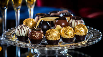 Decadent Chocolate Delights, AI Art, food, chocolate HD wallpaper