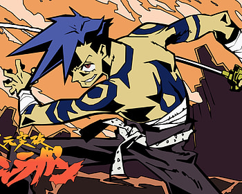 Kamina, Tengen Toppa Gurren Lagann, Minitokyo HD wallpaper