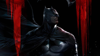 Batman Side, batman, superheroes, artwork HD wallpaper