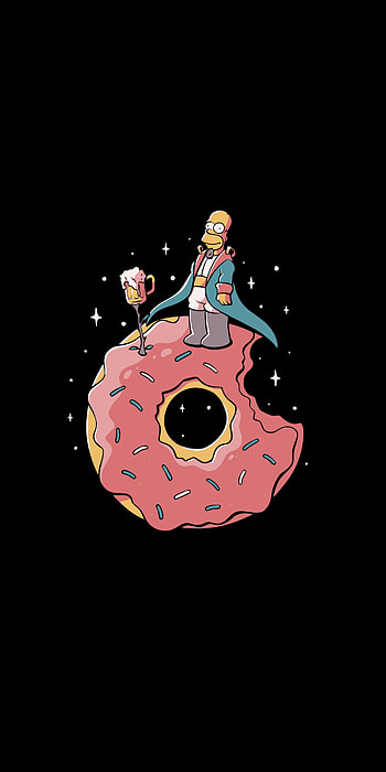 Donut, ball, art HD phone wallpaper
