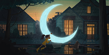 I Deserve The Moon, moon, artist, artwork, digital-art, artstation HD wallpaper