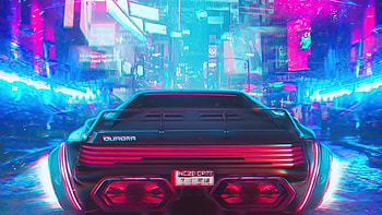 Retro Cyberpunk Ride , cyberpunk, artist, artwork, digital-art HD wallpaper