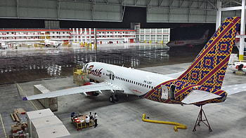 Lion Air, Lumexis interiors, Linefit studio, Runway Girl HD wallpaper