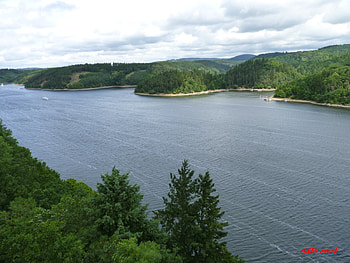 dam, ship, bird, carts, parks, earth, air, bridge, building, monastery, trees, road, castle, water, forest HD wallpaper