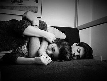 Love, white, black, hug HD wallpaper