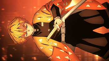 Kimetsu no Yaiba, Demon Slayer: Kimetsu no Yaiba, Anime, Zenitsu Agatsuma HD wallpaper