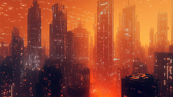 Futuristic Cityscape : A Sci-Fi Vision, Sci Fi, futuristic cityscape, futuristic city, skyline, urban landscape HD wallpaper