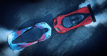 The crew, online game, Pagani huayra, Ferrari Laferrari, face off HD wallpaper