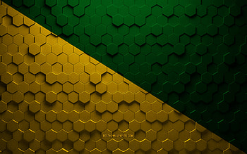 Flag of Buenaventura, honeycomb art, Buenaventura hexagons flag, Buenaventura 3d hexagons art, Buenaventura flag HD wallpaper