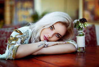 Model, white, women, girl, hair HD wallpaper