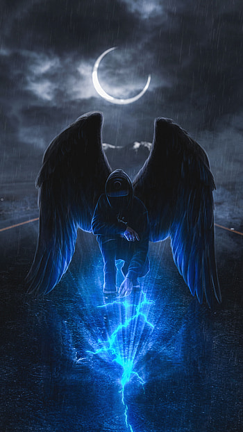 Android Devil Angel HD phone wallpaper