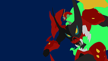 I tried my hand at a minimalist Tengen Toppa Gurren Lagann, what do you guys think? HD wallpaper