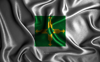 Federal District flag, , silk wavy flags, brazilian states, Day of Federal District, fabric flags, Flag of Federal District, 3D art, Federal District, South America, States of Brazil, Federal District 3D flag, Brazil HD wallpaper
