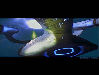 Enterprise-D Under Attack, generations, tng, star trek, enterprise d HD wallpaper