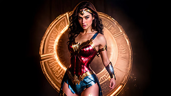 Wonder Woman Power And Grace, wonder-woman, superheroes, artwork, art, digital-art, ai, deviantart HD wallpaper