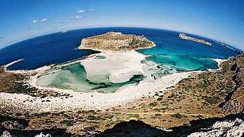 Balos beach, Lagoon Kissamos, Chania Crete HD wallpaper