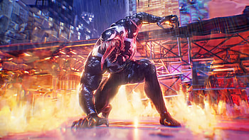 Venom In Marvels Spider Man 2, marvels-spider-man-2, venom, spider-man-2, 2023-games, ps5-games, games HD wallpaper