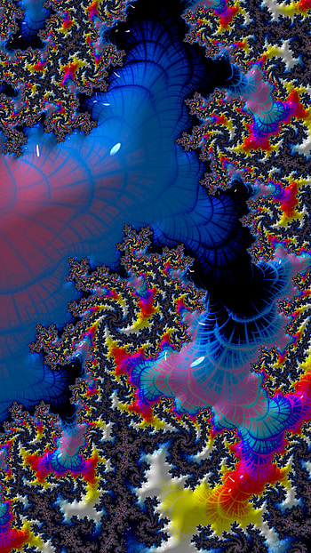 Fractal Art Trippy Psychedelic Background for Smart, colors, psychedelic, trippy, Abstract, fractal HD phone wallpaper