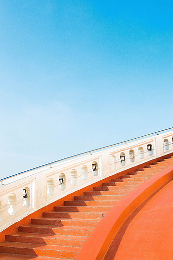 Temple, stair, architecture HD phone wallpaper