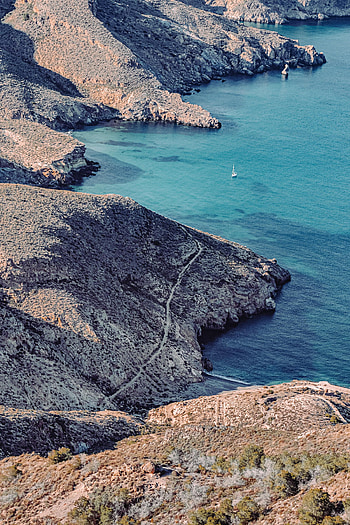 Nature, Sea, Rocks, Coast, Boat HD phone wallpaper