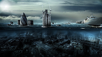 Landscape, Cities, Fantasy HD wallpaper
