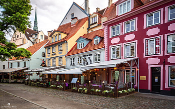 Riga, Latvia, street, Latvia, Riga, houses HD wallpaper