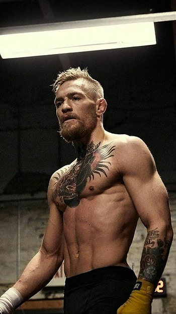 Conor McGregor, Fighter , Striking poses, Action-packed shots HD phone wallpaper