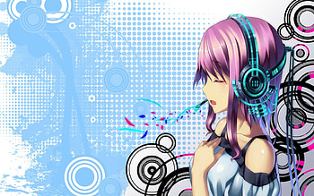 ★Nexus Music★, blue, girl, anime, heads HD wallpaper