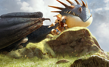 Stormfly (How To Train Your Dragon), Astrid (How To Train Your Dragon), Movie, How To Train Your Dragon 2, How To Train Your Dragon HD wallpaper
