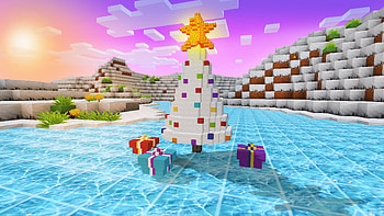 Pretty Christmas Tree, Best Gifts - Celebrate Winter Event in Realmcraft Minecraft Clone, games, minecraft update, fun, mobile games, game design, minecraft, play games, blockbuild, animals, action adventure, letsplay, realmcraft, minecraft tutorial, sandbox game, pixel games, minecraft mob, pixels, minecrafter, minecraft, open world game, cube world, minecraft house, 3d game, building game, video games, gameplay HD wallpaper