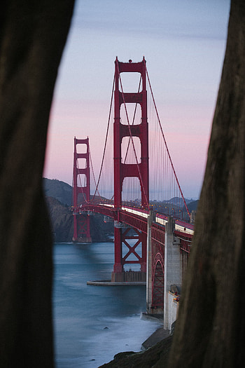 Cities, Usa, Shore, Bank, Hills, Bridge, United States, Bay, San Francisco HD phone wallpaper